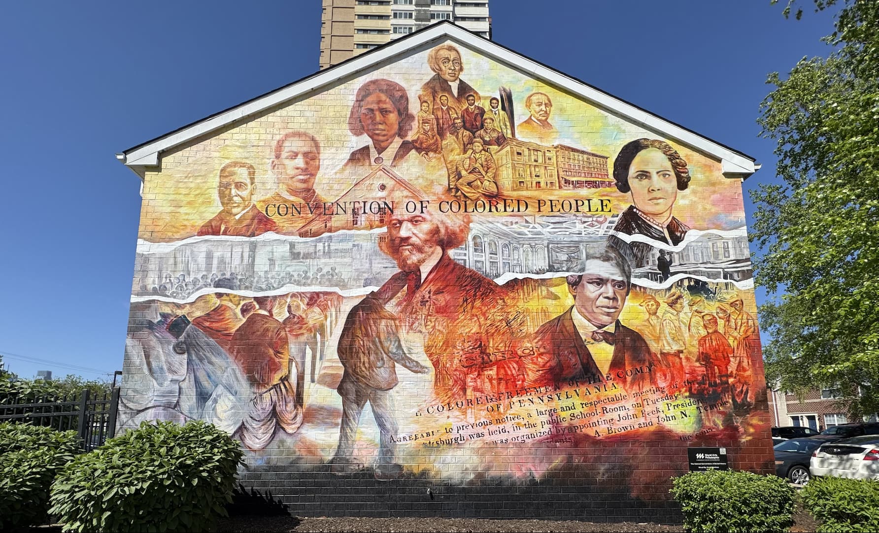 Convention of Colored People mural, Philadelphia
